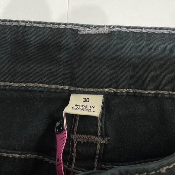 True Religion Section Leggings Jeans Black - Size 30 - Picture 3 of 7